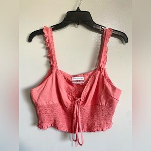 Urban Outfitters Pink Crop Top